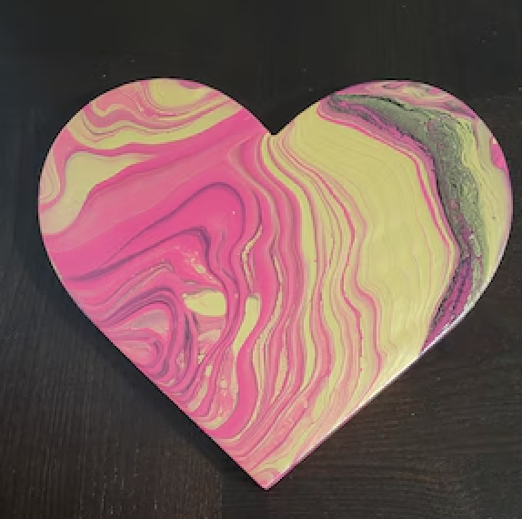 Fluid Art on Hearts ❤️ | 15th Feb, Sat | 4-6pm